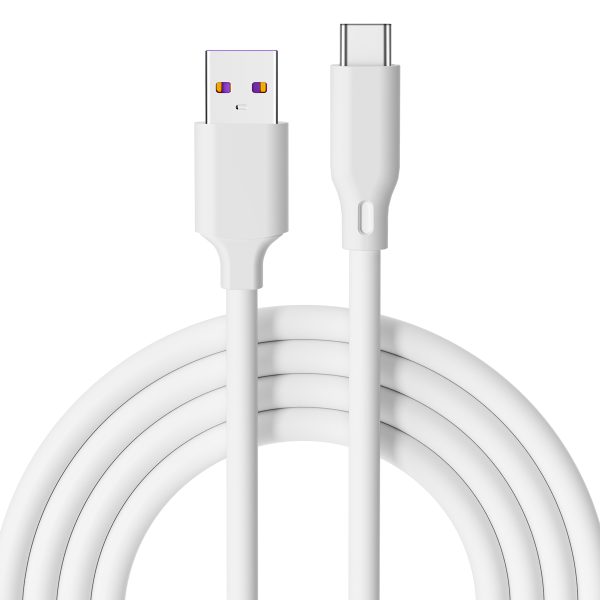 OEM Silicone Cable USB A to Type C Fast Charging 5A USB Phone Cable For Huawei - Image 5